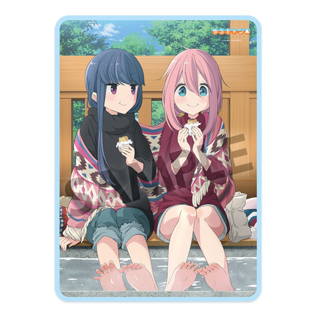 「ゆるキャン△ フリースブランケット」2 種(C)あfろ・芳文社/野外活動委員会