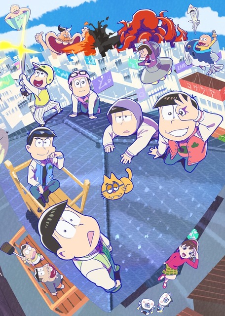 『おそ松さん』第3期メインビジュアル(C)赤塚不二夫/おそ松さん製作委員会