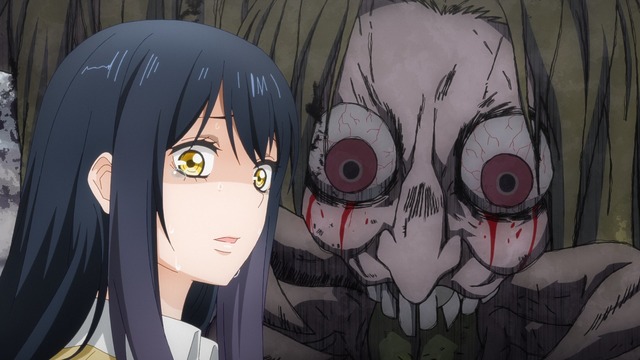 秋アニメ「見える子ちゃん」第10話先行カット(C)泉朝樹・KADOKAWA刊/見える子ちゃん製作委員会