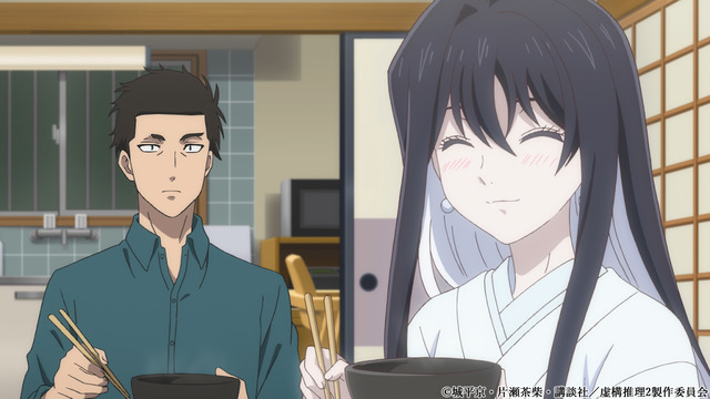 TVアニメ『虚構推理 Season2』第2弾PV場面カット(C)城平京・片瀬茶柴・講談社/虚構推理 2 製作委員会