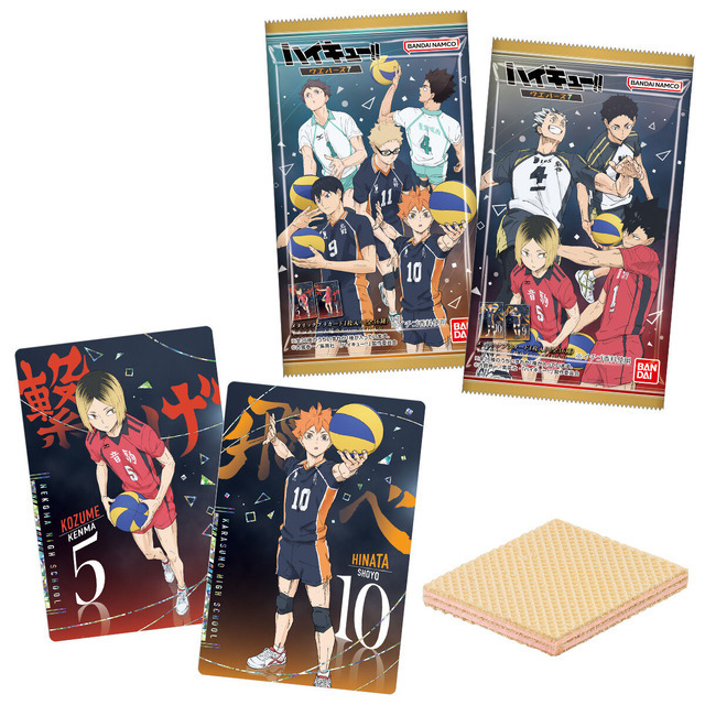 ハイキュー!!」日向や影山、研磨、黒尾のキラキラ箔押しデザインシール