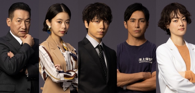 日曜劇場『DCU』への出演が決定した(左から)春風亭昇太、趣里、山崎育三郎、高橋光臣、市川実日子 (C)TBS