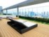 オフィス共用部『BLUE SKY LOUNGE』、東京湾を望むエリアも
