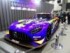 会場入り口に飾られた「トミカプレミアムRacing エヴァ RT 初号機 AMG GT3 EVO」の実車 。（C）oricon ME inc.