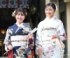 フレッシュな晴れ着姿を披露した（左から）松田実桜、林芽亜里 （C）ORICON NewS inc.