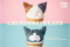 Creme Crepe Cats