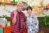 『しんごの芽』＝（左から）香取慎吾、有働由美子（C）ytv