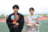 「長岡まつり大花火大会」に来場した佐藤勝利（timelesz）と原菜乃華