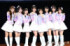 AKB48『夢のポップスター』公演 取材会に登壇した（左から）久保姫菜乃、山口結愛、山 空、山内瑞葵、倉野尾成美、新井彩永、坂川陽香、橋彩音 （C）ORICON NewS inc.