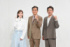 新番組『絶景＆世界遺産　火曜の良純孝太郎』に出演する岩田絵里奈、石原良純、小泉孝太郎（C）テレビ朝日