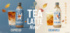 新商品（左から）「キリン 午後の紅茶 TEA LATTE with ESPRESSO」「キリン 午後の紅茶 TEA LATTE CREAM & MILK」