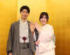 結婚記者会見で笑顔を見せるBOYS AND MEN辻本達規（左）と松井珠理奈（撮影・増田悦実）