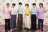 日本テレビ系「24時間テレビ49−愛は地球を救う−」チャリティーパートナーを務めるSixTONES。左から田中樹、地優吾、ジェシー、京本大我、松村北斗、森本慎太郎