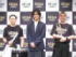 「blast　ブラスト！」記者発表会に登壇した、左から石川直さん、佐野晶哉、米所裕夢さん