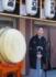 「平成中村座　十月大歌舞伎」初日の「一番太鼓の儀」であいさつする中村勘九郎