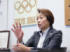 真剣な表情で記者の質問に答えるJOC橋本聖子会長（撮影・増田悦実）