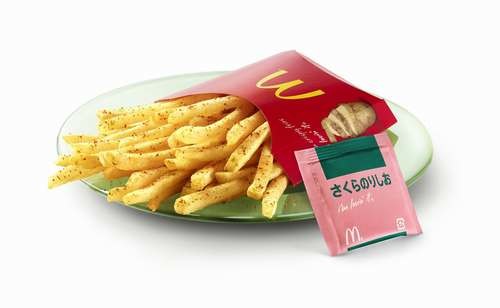 桜が香るマックフライポテト