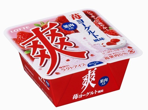 苺ヨーグルト風味のアイス爽