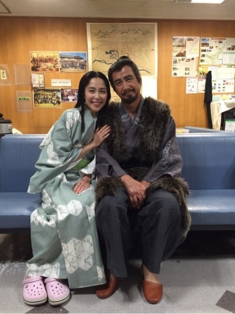 草刈と佳乃の真田丸父娘Shot