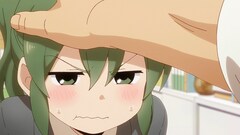 TVアニメ「先輩がうざい後輩の話」第1話の場面カット。 (c)しろまんた・一迅社/先輩がうざい製作委員会