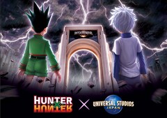 ユニバーサル・スタジオ・ジャパン「HUNTER×HUNTER」アトラクションのティザービジュアル。