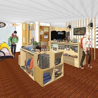 JR飯山駅、1階自由通路に「アクティビティセンター」など4施設がオープン!